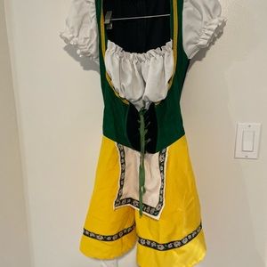 Oktoberfest Dirndl or Halloween costume for German beer girl